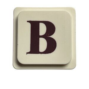 UpWords 3D Letter B Tile Replacement Stacking Word Game Piece 1988 Edition u Vin